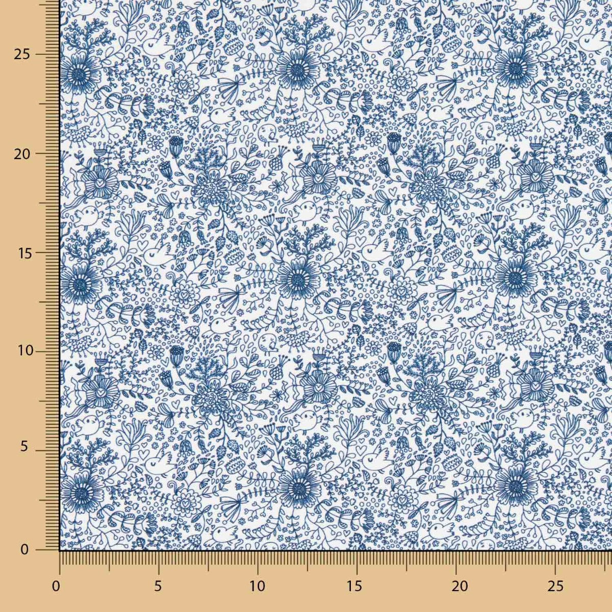 Coton Forêt Magique Marine - Ribes y Casals