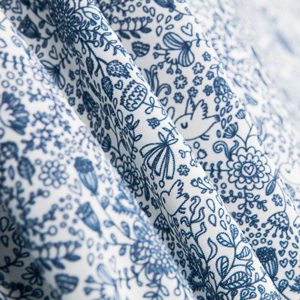 Coton Forêt Magique Marine - Ribes y Casals