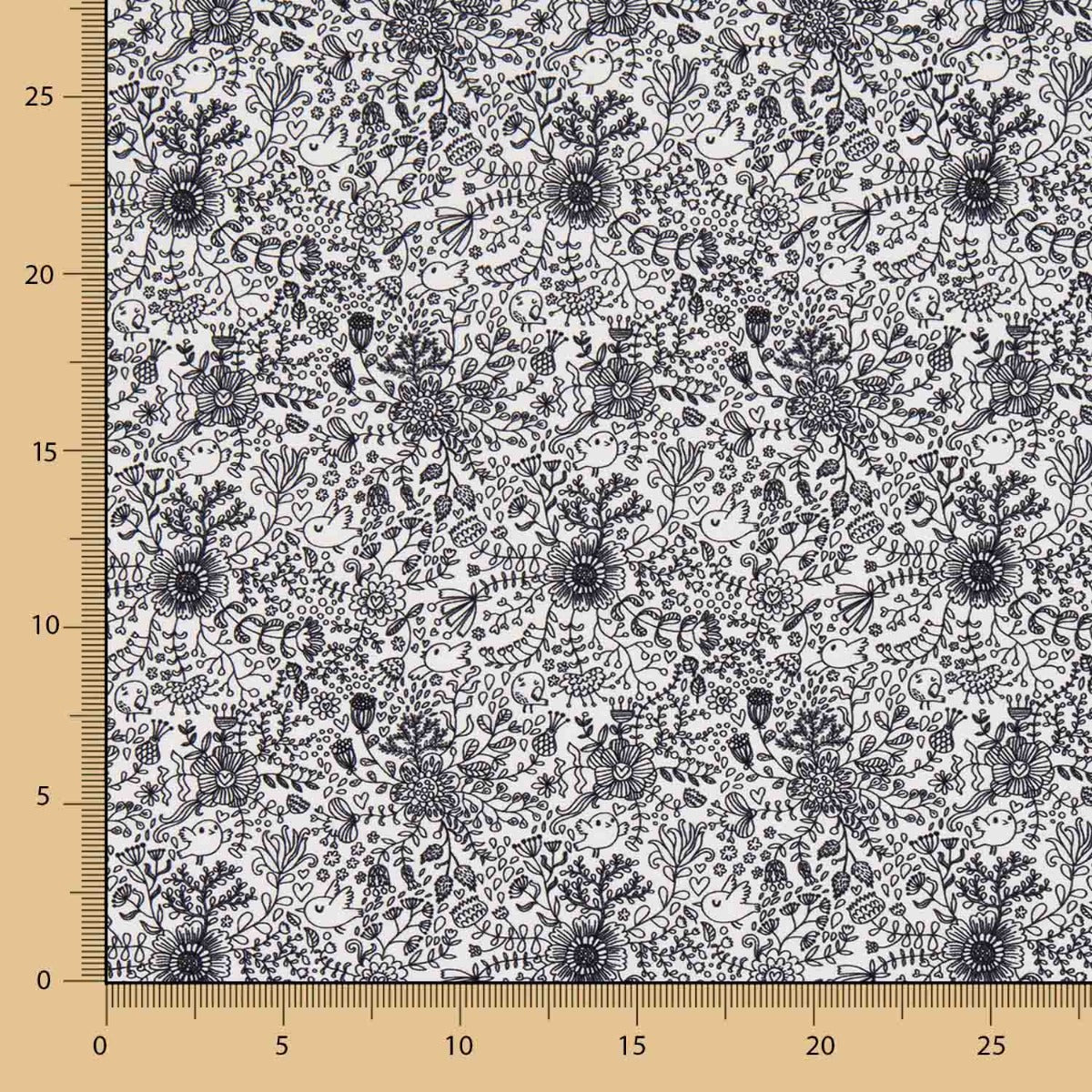 Coton Forêt Magique Noir - Ribes y Casals