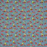 Patchwork de coton cerise vichy foncé - Ribes y Casals