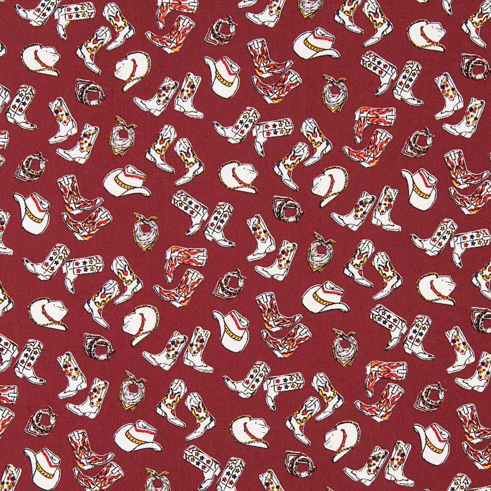 Coton Cowboy Grenat - Ribes y Casals