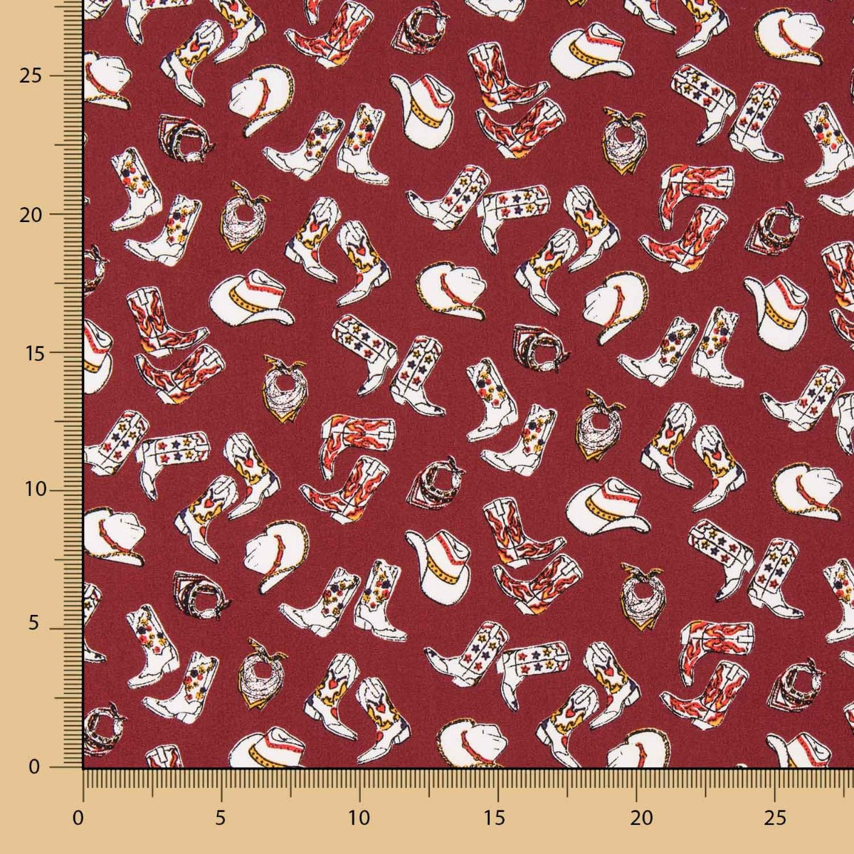 Coton Cowboy Grenat - Ribes y Casals