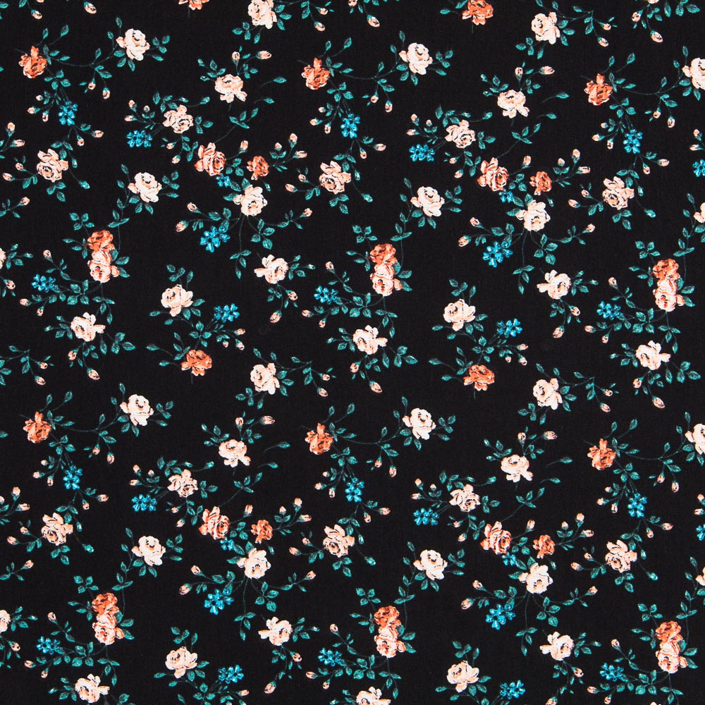 Coton Cretonne Mini Noir - Ribes y Casals