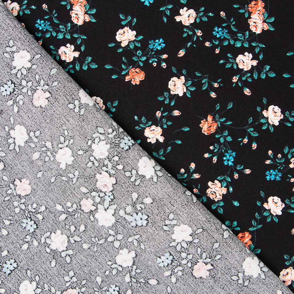 Coton Cretonne Mini Noir - Ribes y Casals