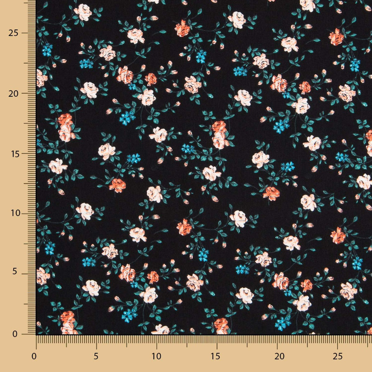 Coton Cretonne Mini Noir - Ribes y Casals