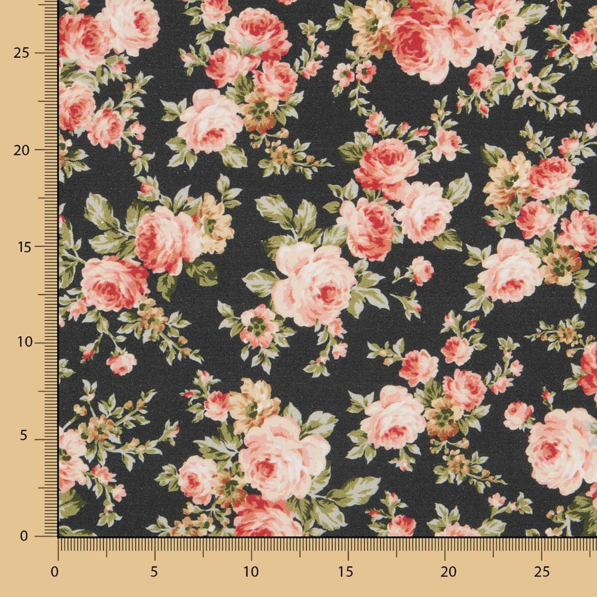 Coton Fleurs Vert Bouteille - Ribes y Casals