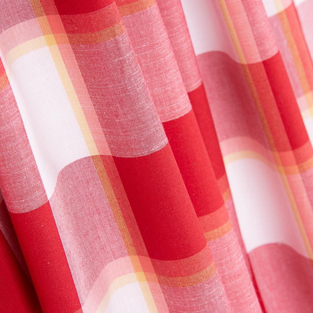 Coton Madras Carreaux Rouge - Ribes y Casals