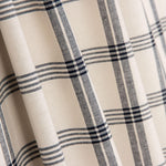 Coton Rustique Carreaux Noir Fenêtre - Ribes y Casals