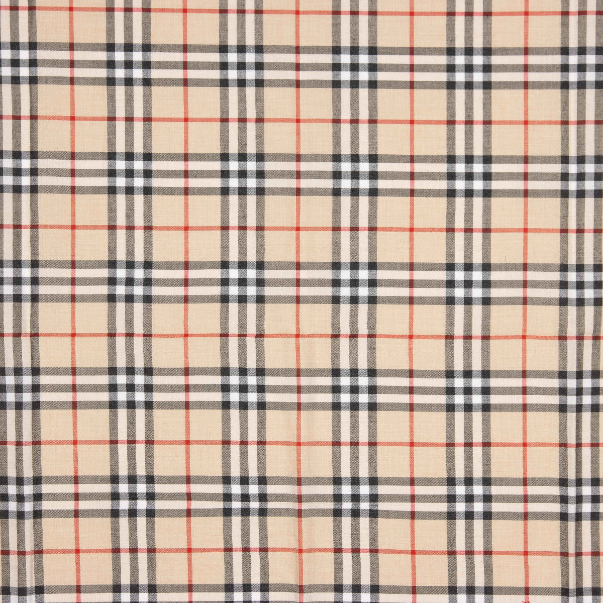 Voile Coton Maxi Beige Carreaux - Ribes y Casals