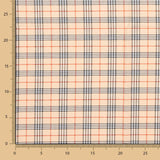 Voile Coton Mini Carreaux Beige - Ribes y Casals