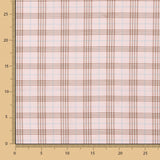 Voile de Coton Carreaux Mini Rose - Ribes y Casals
