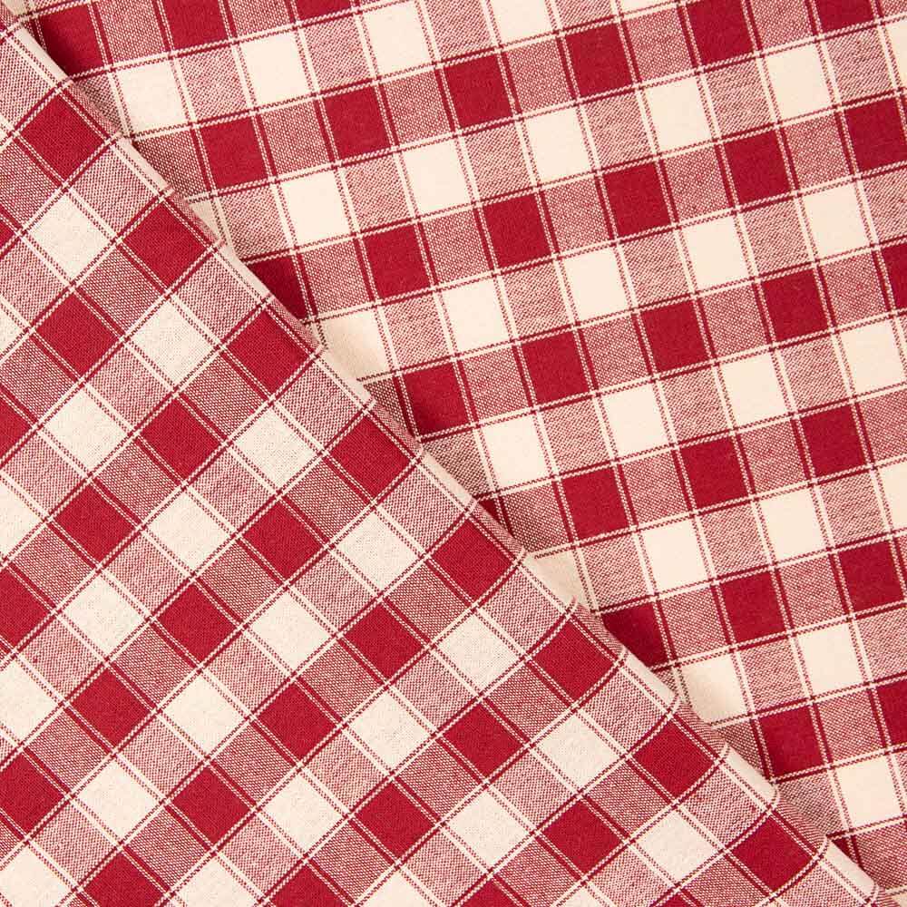 Coton Rustique Carreaux Rouge - Ribes y Casals