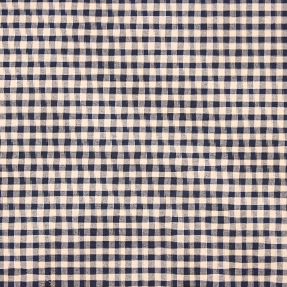Coton Rustique Carreaux Bleu - Ribes y Casals