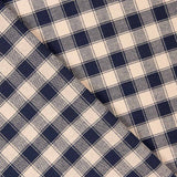Coton Rustique Carreaux Bleu - Ribes y Casals