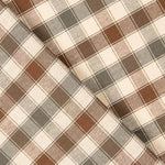 Coton Rustique Carreaux Marron - Ribes y Casals