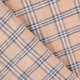 Coton Seersucker  Maxi Carreaux Beige - Ribes y Casals