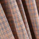 Coton Seersucker Beige Mini Carreaux - Ribes y Casals