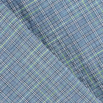 Coton Seersucker Carreaux Mini Bleu - Ribes y Casals