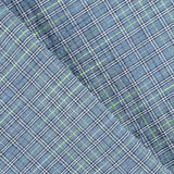 Coton Seersucker Carreaux Mini Bleu - Ribes y Casals