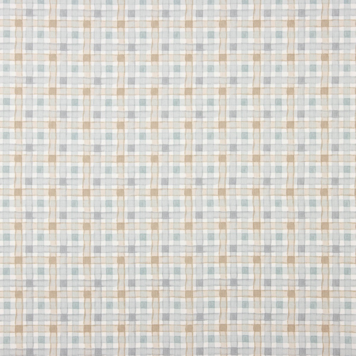 Tissu de flanelle de coton à carreaux bleus - Ribes y Casals