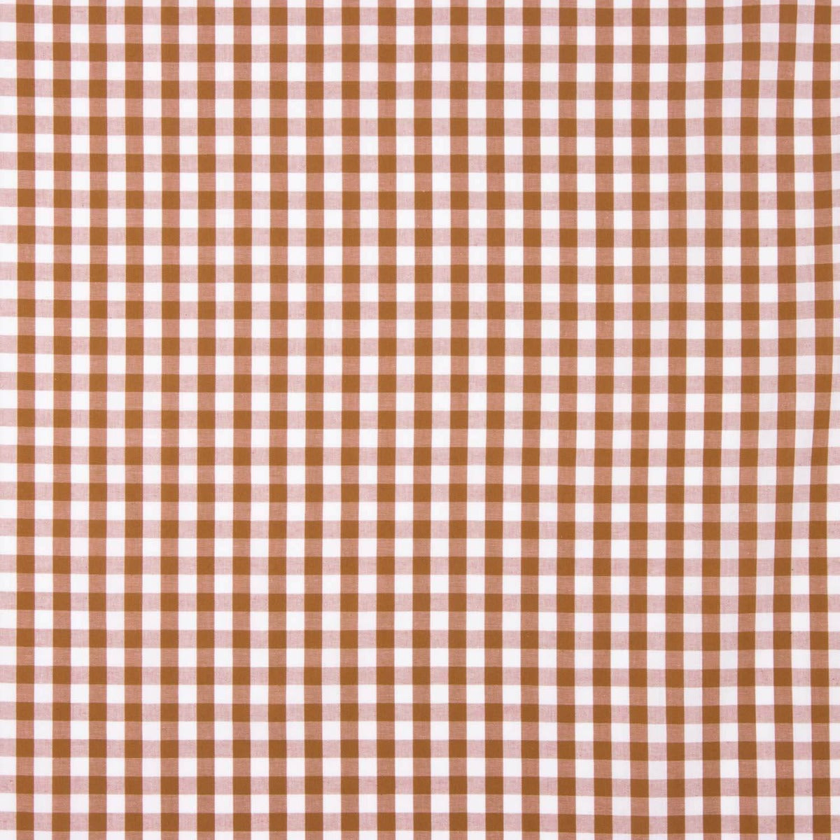 Popeline de coton à grands carreaux argile - Ribes y Casals