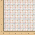 Viyela Coton Carrés Rose - Ribes y Casals