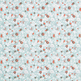 Coton Imprimé Jardin Vert d&#39;eau - Ribes y Casals