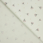 Voile de coton imprimé vert tendre - Ribes y Casals