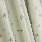 Voile de coton imprimé vert tendre - Ribes y Casals