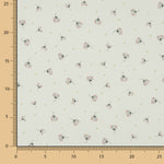 Voile de coton imprimé vert tendre - Ribes y Casals