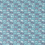 Coton Imprimé Vespa Rayé Vert - Ribes y Casals