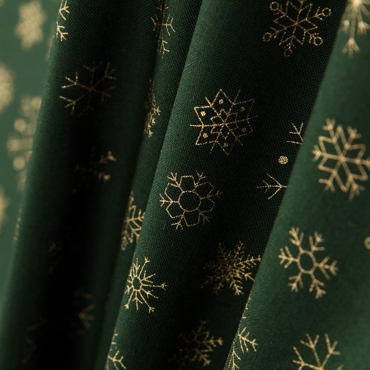 Coton Étoiles Doré Vert - Ribes y Casals