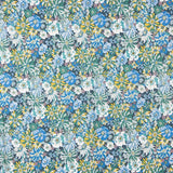 Popeline Coton Fleurs Sauvages Vert - Ribes y Casals