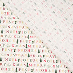 Rerraille Algodón Feliz Navidad Crudo 90x140cm - Ribes y Casals