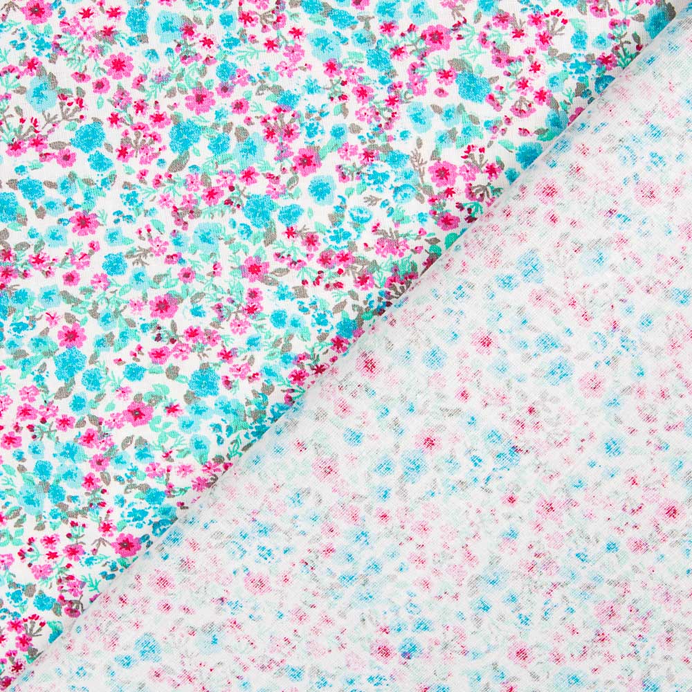 Coton Fleurs Fuchsia - Ribes y Casals