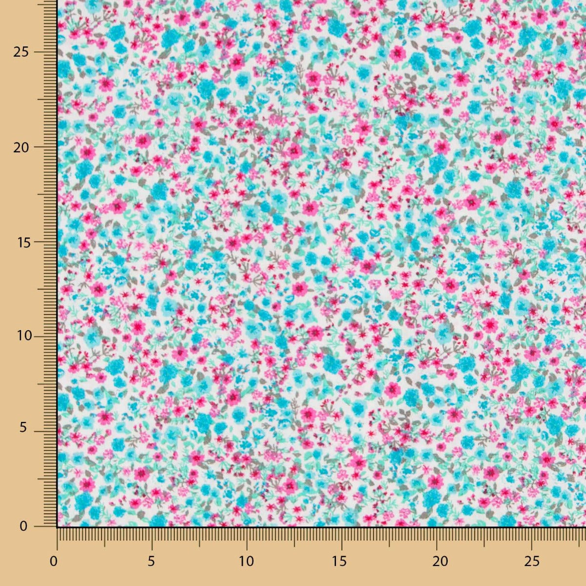 Coton Fleurs Fuchsia - Ribes y Casals