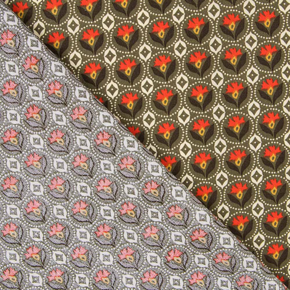 Coton Fleur Lis Khaki - Ribes y Casals