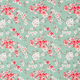 Coton Floral Vert Menthe - Ribes y Casals