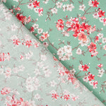 Coton Floral Vert Menthe - Ribes y Casals