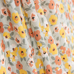 Popeline Coton Fleurs Vert Sauge - Ribes y Casals