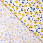 Bimbo Fleurs Jaunes Popeline Coton Bio - Ribes y Casals