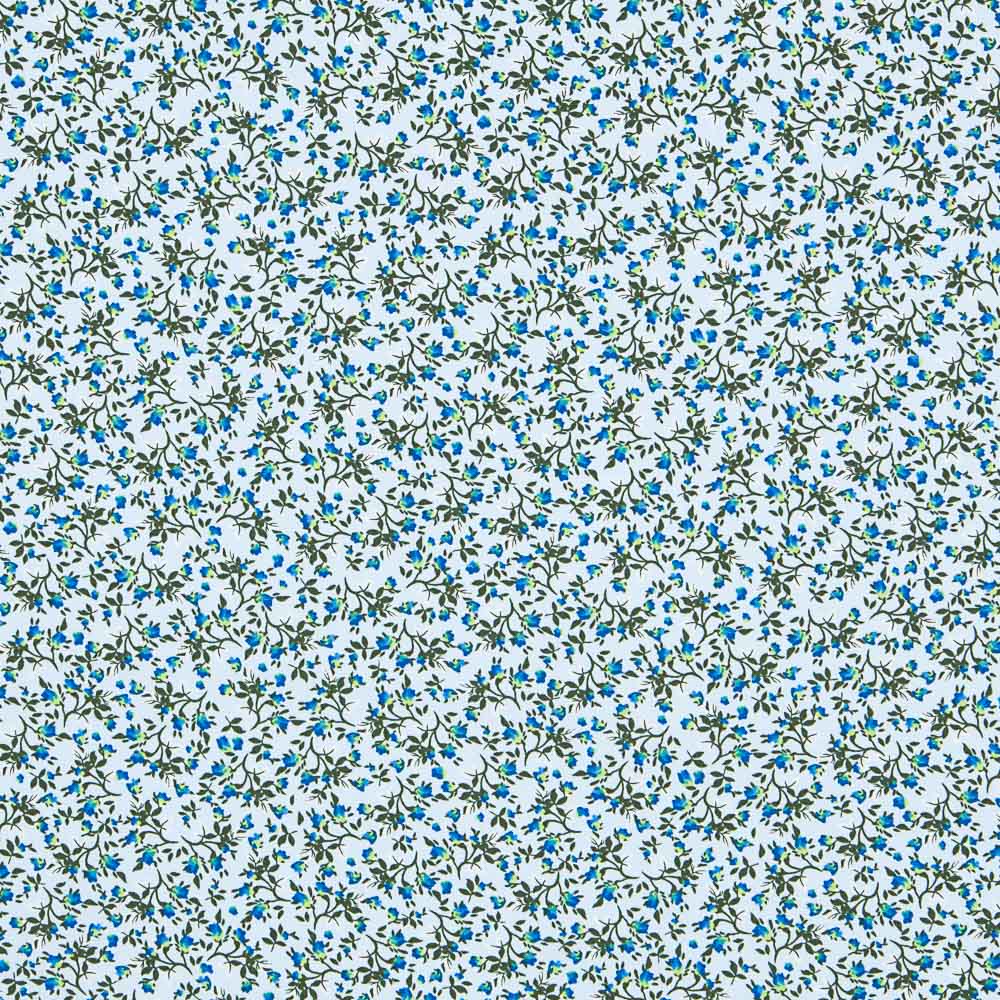 Algodón Flores Azul - Ribes y Casals