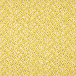 Popeline de Coton Bio Fleurs Coni Jaunes - Ribes y Casals