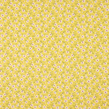 Popeline de Coton Bio Fleurs Coni Jaunes - Ribes y Casals
