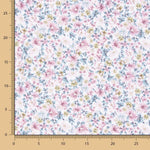 Popeline de coton biologique Goran Flowers - Ribes y Casals