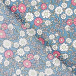 Popeline de coton Marguerites Canard - Ribes y Casals