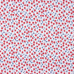 Bimbo Fleurs Rouges Popeline De Coton Bio - Ribes y Casals