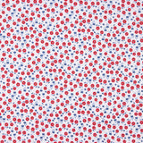 Bimbo Fleurs Rouges Popeline De Coton Bio - Ribes y Casals