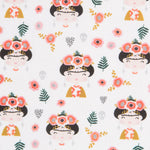 Coton Frida Kahlo Blanc - Ribes y Casals