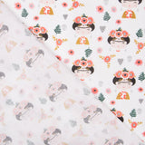 Coton Frida Kahlo Blanc - Ribes y Casals